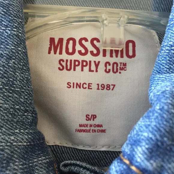 Dark Wash Mossimo Supply Co Denim Jacket - Picture 3 of 3